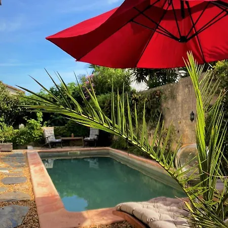 Kwatera prywatna Chambre, Terrasse Et Piscine De L'impasse Du Pressoir